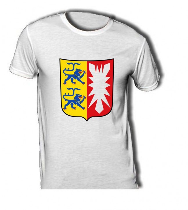 T-Shirt mit Wappen von Schleswig Holstein XXXL / 220 g/m²