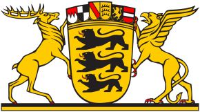 Emaille- Becher mit dem Wappen Ihres Bundeslandes Baden-Württemberg