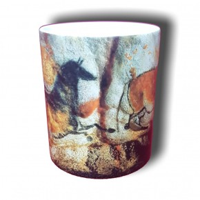 Höhlenmalerei in der Höhle von Lascaux - Bild auf Fototasse Kaffeetasse Fotobecher Weisser Becher Gänzend